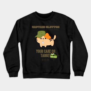 Cat Captain GLUTTON Crewneck Sweatshirt